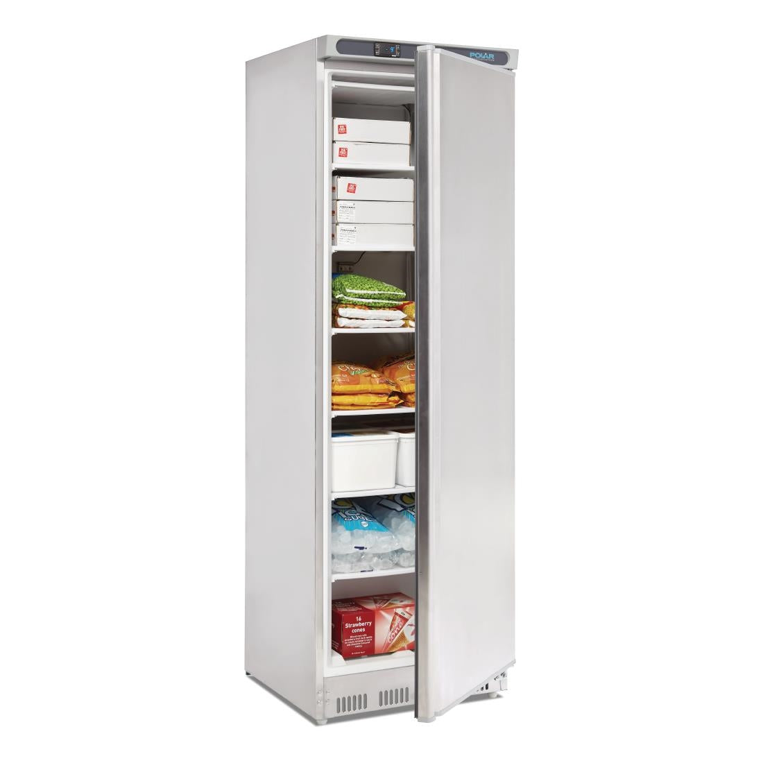 Polar C-Series Stainless Steel Upright Freezer - 365Ltr CD083-A