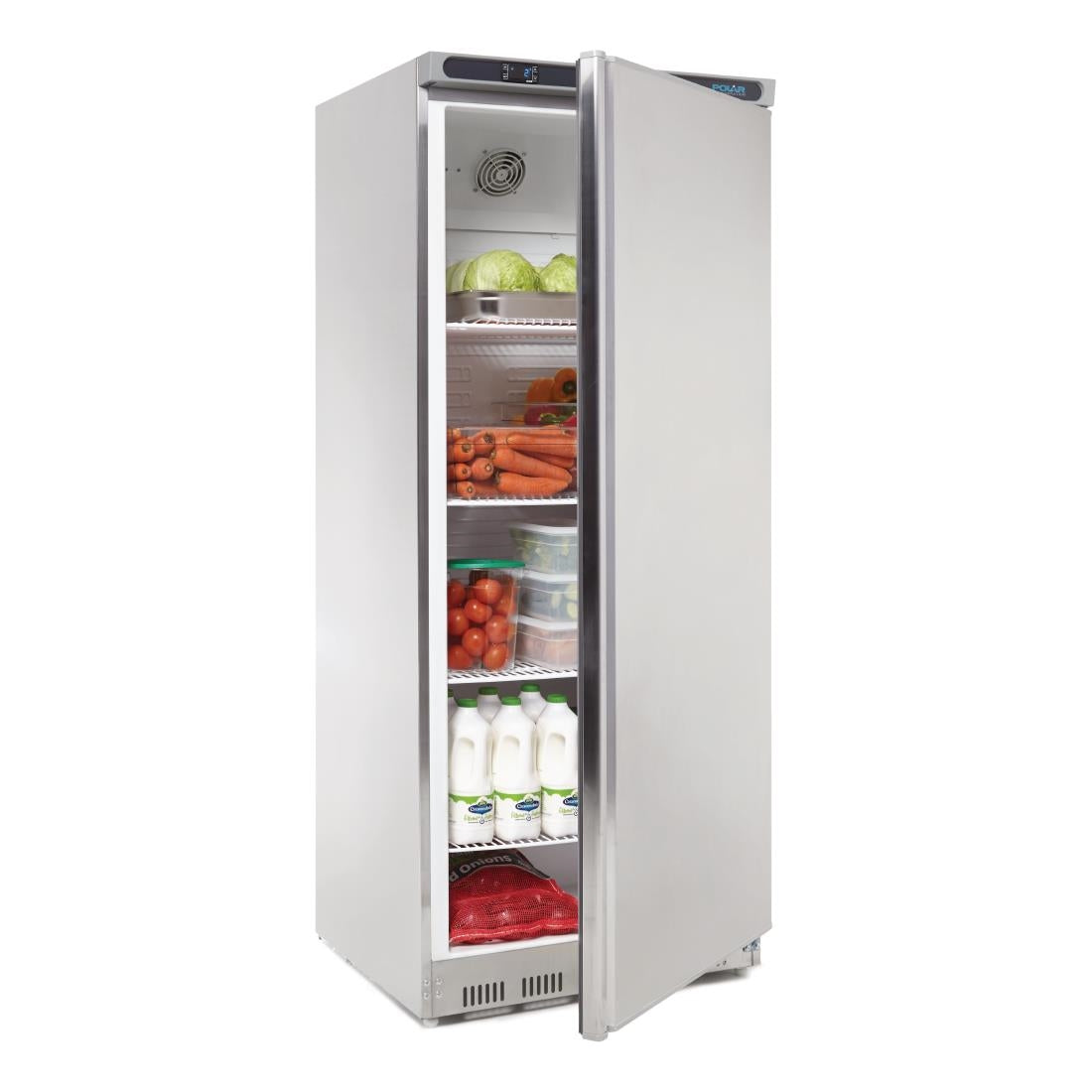 Polar C-Series Stainless Steel Upright Fridge - 600Ltr CD084-A