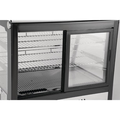 Polar G-Series Energy Efficient Countertop Food Display Fridge Black - 120Ltr GP292-A