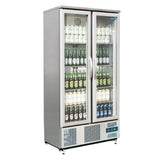 Polar G-Series Double Door Upright Back Bar Fridge Hinged St/St 490Ltr CK477-A