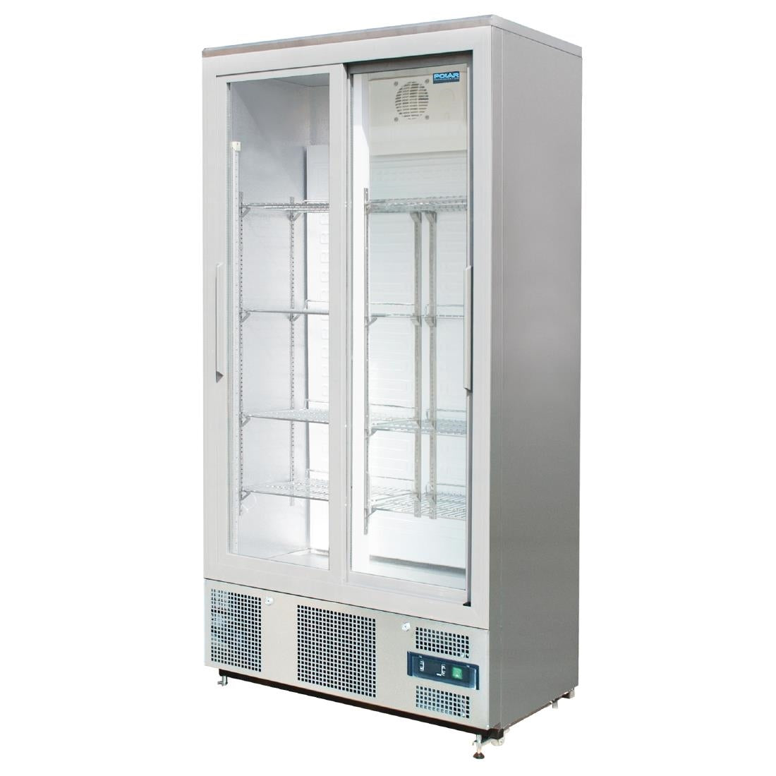 Polar G-Series Double Door Upright Back Bar Fridge Sliding St/St 490Ltr CK478-A