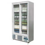 Polar G-Series Double Door Upright Back Bar Fridge Sliding St/St 490Ltr CK478-A