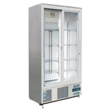 Polar G-Series Double Door Upright Back Bar Fridge Sliding St/St 490Ltr CK478-A