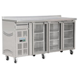 Polar U-Series Premium Bar Fridge 3 Door St/St 543Ltr