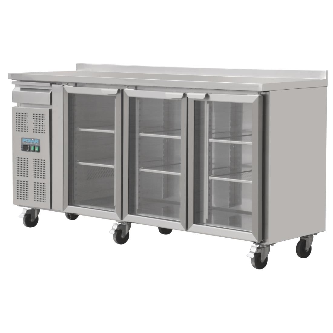 Polar U-Series Premium Bar Fridge 3 Door St/St 543Ltr