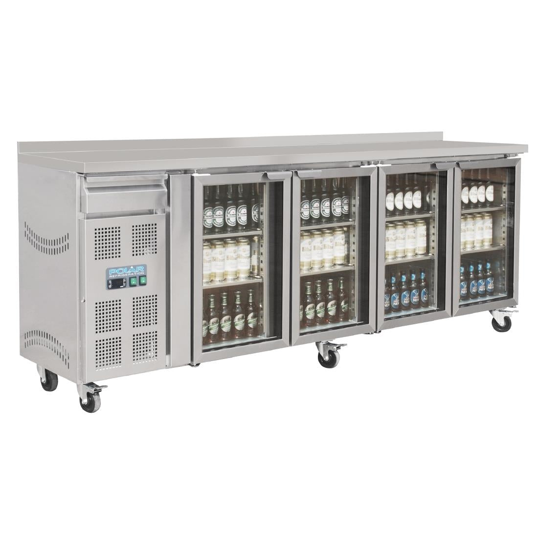 Polar U-Series Premium Bar Fridge 4 Door St/St - 720Ltr CK492-A