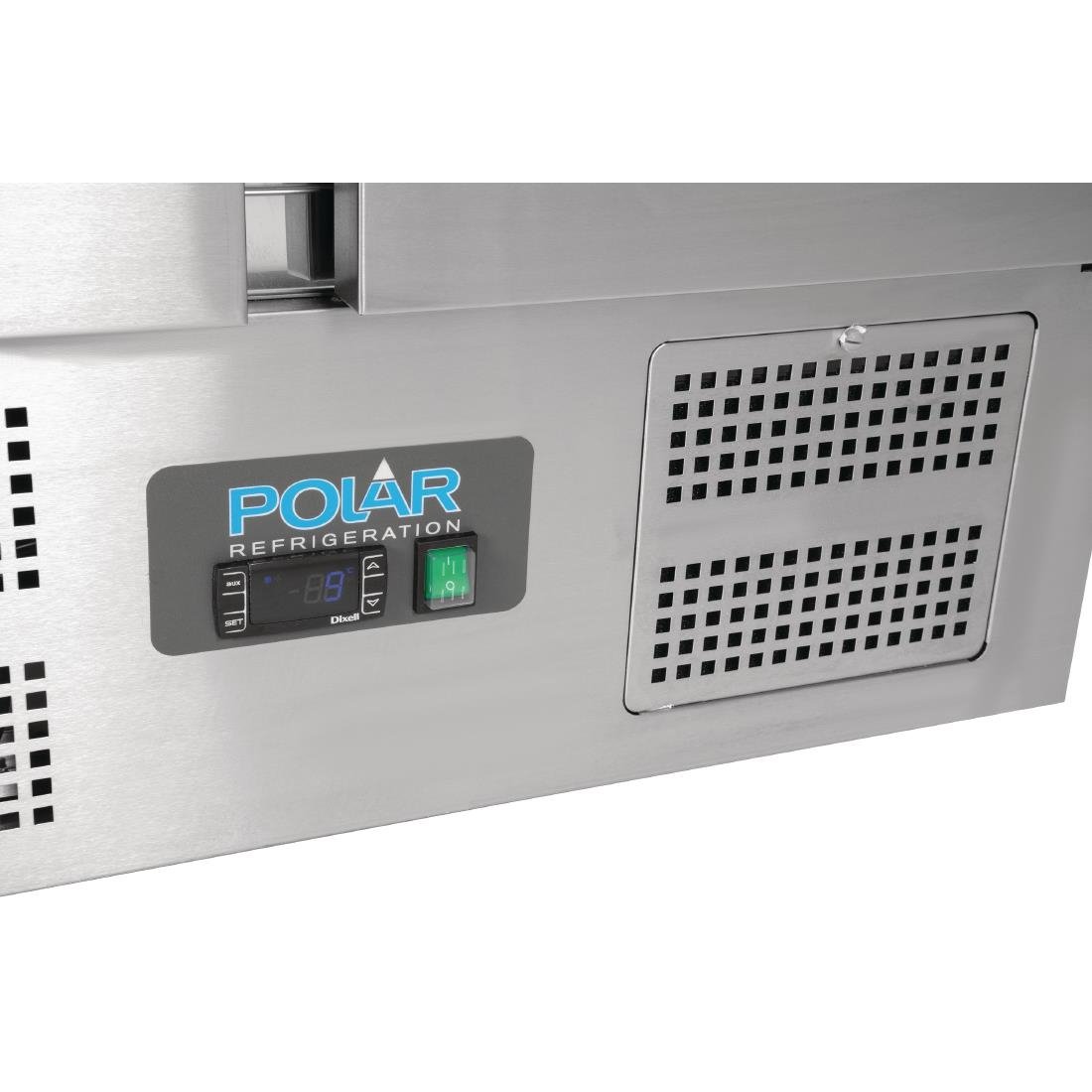Polar G-Series Double Door Counter Fridge 240Ltr