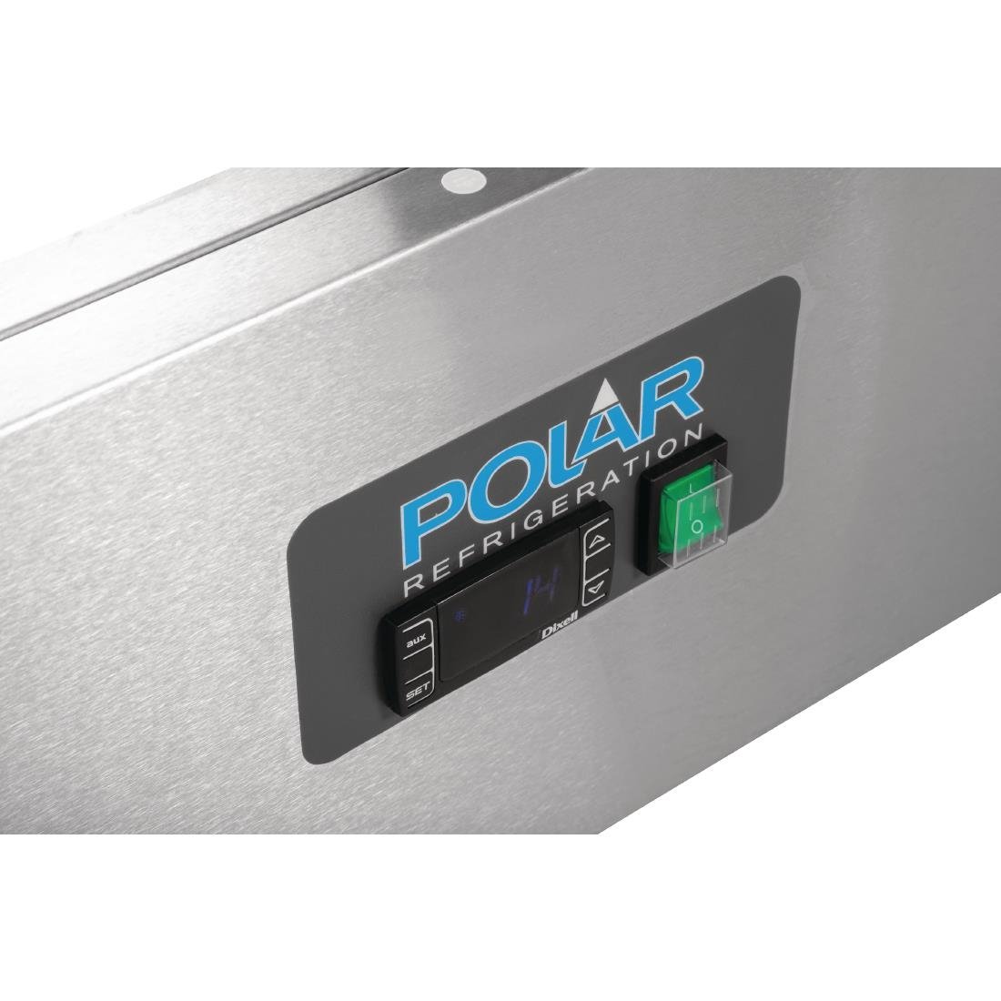 Polar G-Series Double Door Counter Fridge 240Ltr