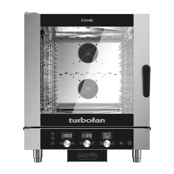 Turbofan Full Size 7 Tray Digital Electric Combi Oven EC40D7