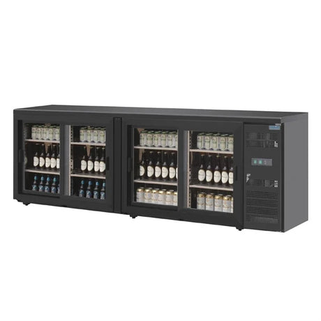 Polar U-Series Four Door Back Bar Display Cooler