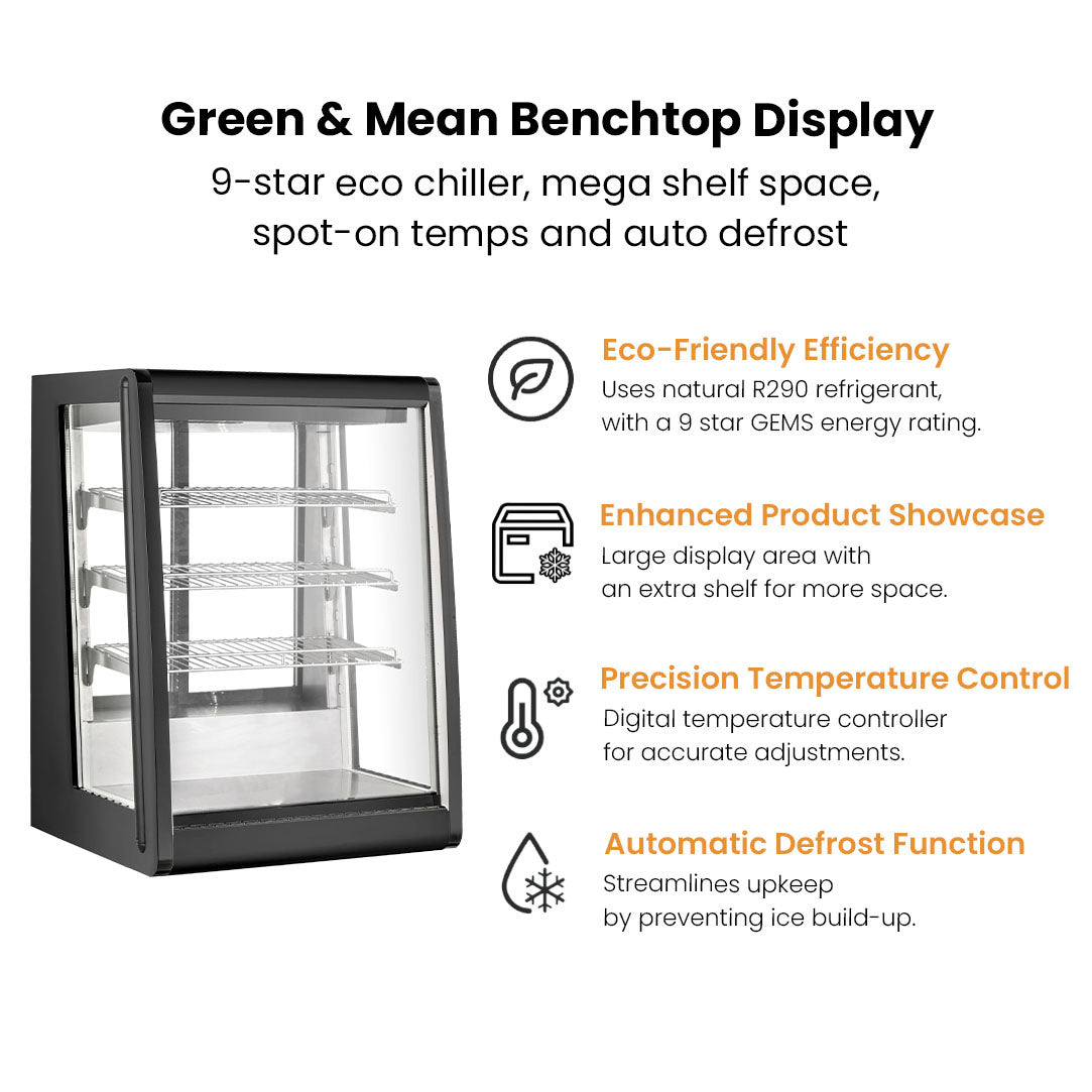 Bonvue Chilled Angled Counter-Top Food Display - CTA-196