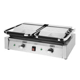 Apuro Bistro Contact Grill - Double (Ribbed/Ribbed)