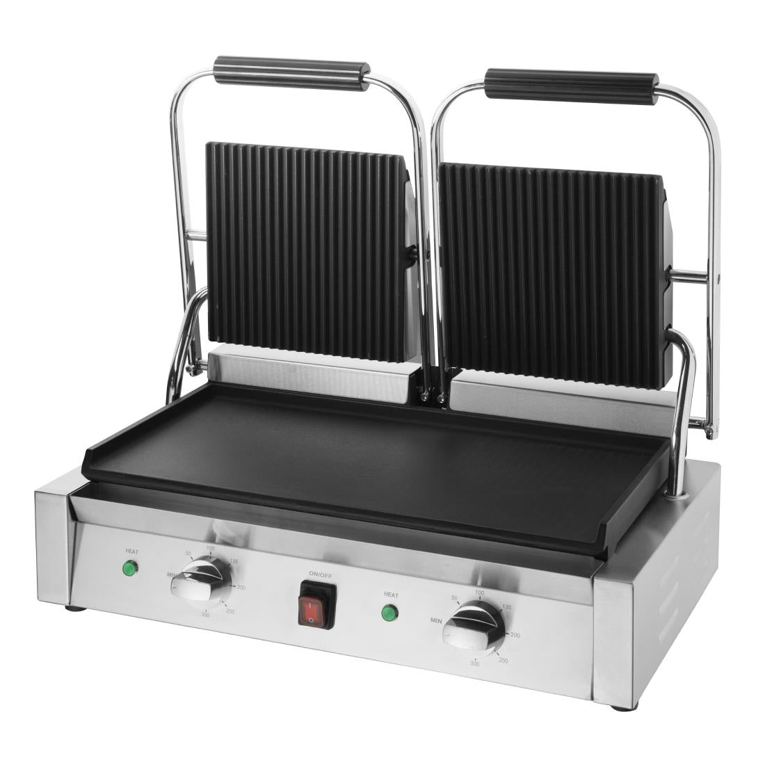 Apuro Bistro Contact Grill - Double (Ribbed/Flat) CU606-A