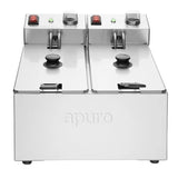 Apuro Double Fryer 2x3Ltr