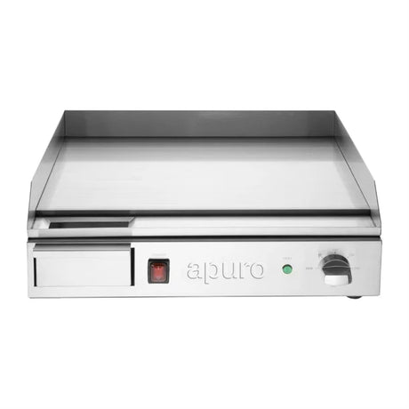 Apuro Small Countertop Griddle - Steel Plate