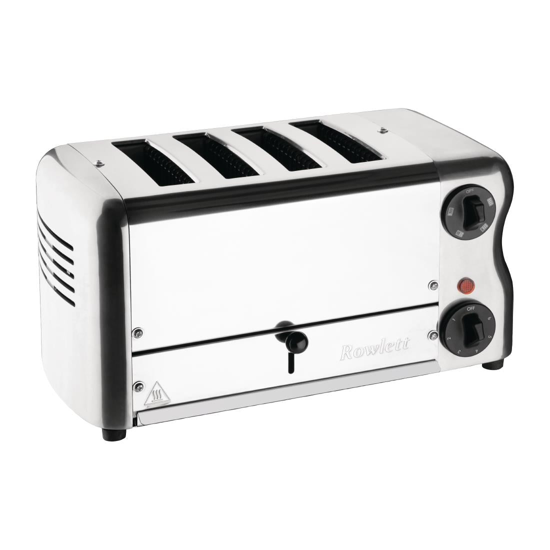 Rowlett Esprit 4 Slot Toaster Chrome with Elements & Sandwich Cage CH181-A