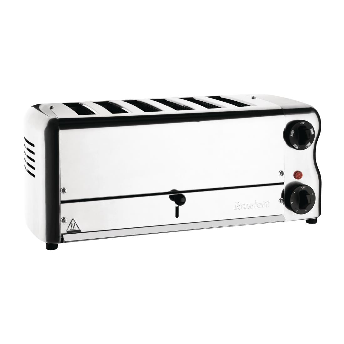 Rowlett Esprit 6 Slot Toaster Chrome with Elements & Sandwich Cage CH185-A