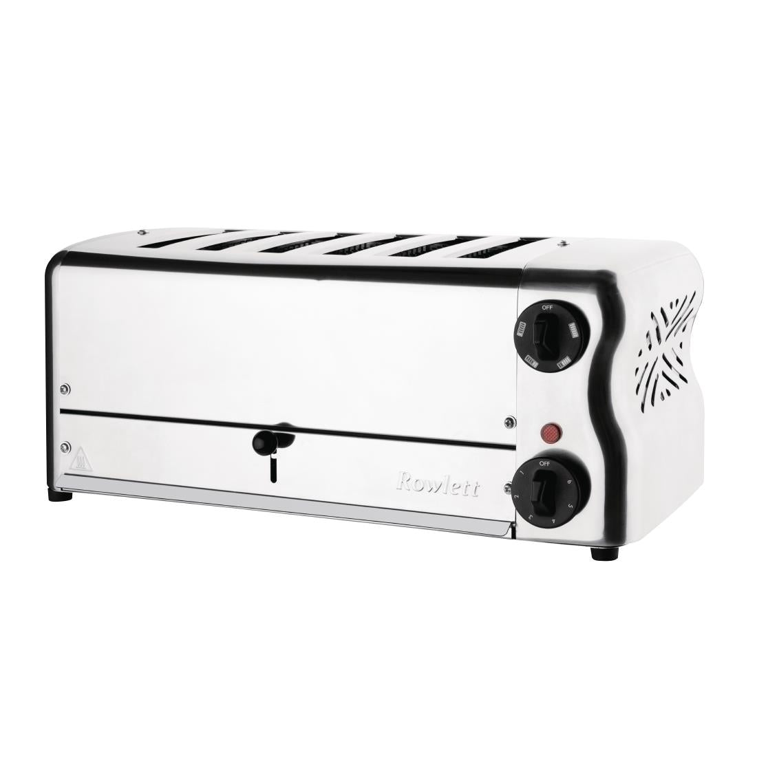 Rowlett Esprit 6 Slot Toaster Chrome with Elements & Sandwich Cage CH185-A