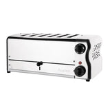 Rowlett Esprit 6 Slot Toaster Chrome with Elements & Sandwich Cage CH185-A