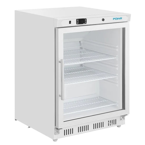 Polar C-Series Under Counter Display Fridge White 150Ltr