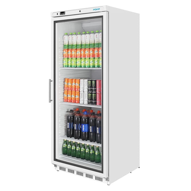 Polar C-Series Upright Display Fridge White - 600Ltr CZ787-A