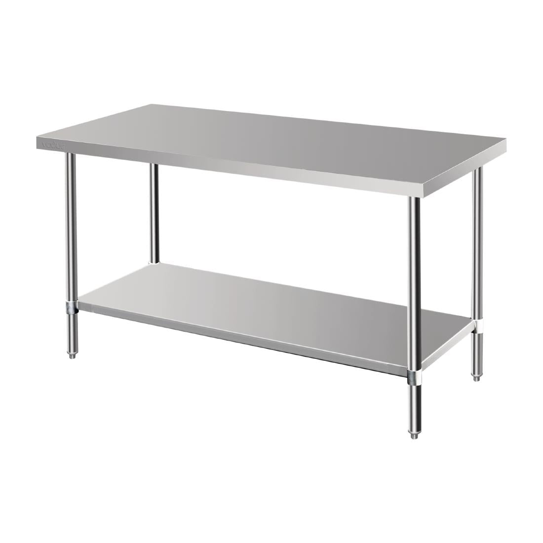 Vogue Premium 304  Stainless Steel Table - 1500x600x900mm DA330