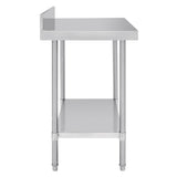 Vogue Premium 304  Stainless Steel Table with Upstand - 900x600x900mm DA338