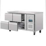 Polar U-Series Four Drawer Gastronorm Counter Fridge DA547-A