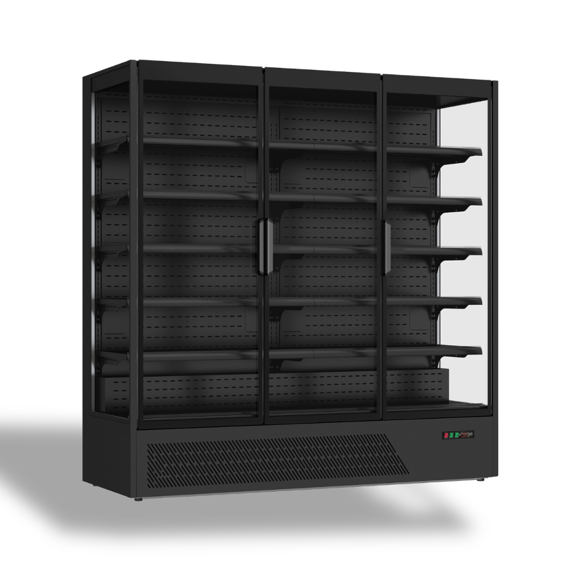 Thermaster 3 Frameless Glass Door Multideck Display Fridge DC-187BS - Whisk Hospitality - DC-187BS