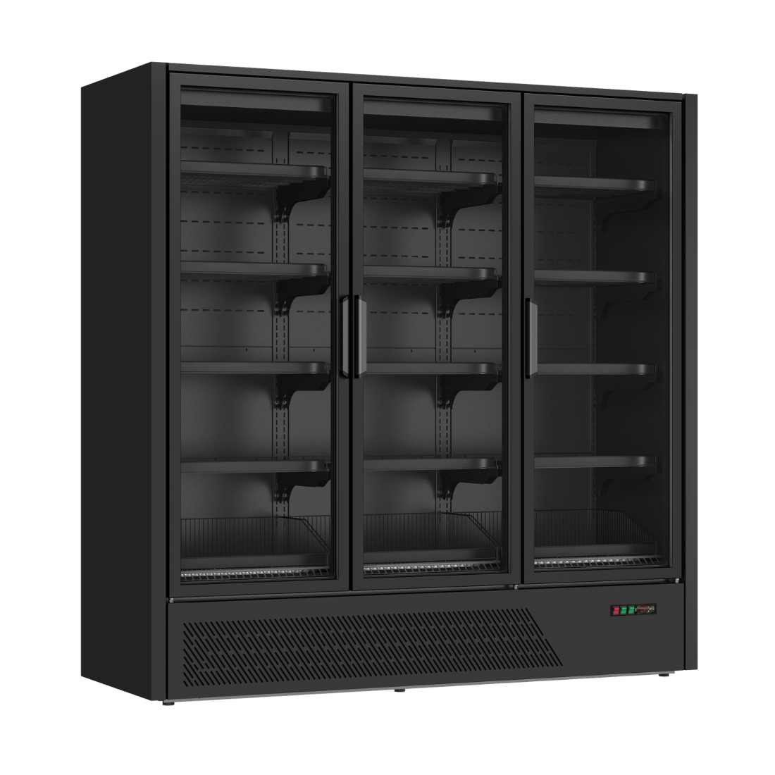 Thermaster 3 Aluminium-Framed Glass Door Multideck Display Freezer DC-187BT - Whisk Hospitality - DC-187BT