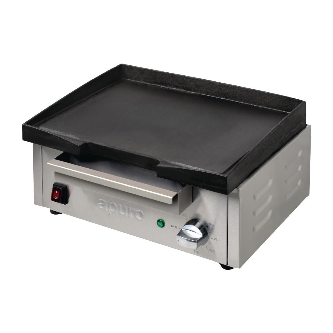 Apuro Counter Top Electric Griddle - 385x280mm DC900-A