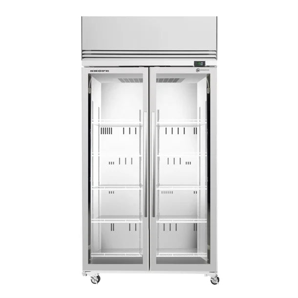 SKOPE ActiveCore 2 Glass Door Upright Display or Storage Freezer - 896Ltr