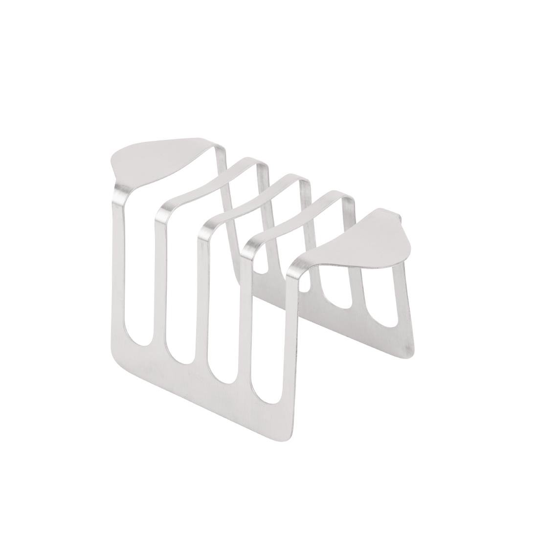 Olympia Toast Rack St/St - 65x120x85mm 2 1/2xx4 1/23 1/2" DL239