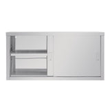 Vogue Wall Cupboard St/St - 600x1200x300mm 23 1/2x47x11 1/2" DL450