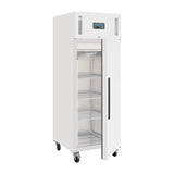 Polar Gastro Refrigerated Single Door Upright White Exterior - 600Ltr