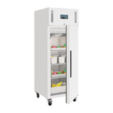 Polar Gastro Refrigerated Single Door Upright White Exterior - 600Ltr 21cuft DL899-A