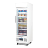 Polar G-Series Upright Display Fridge 218Ltr White DM075-A