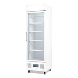 Polar G-Series Upright Display Fridge White - 350Ltr DM076-A