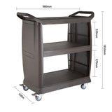 Vogue Polypropylene Trolley - 980x505x1050mm DN585