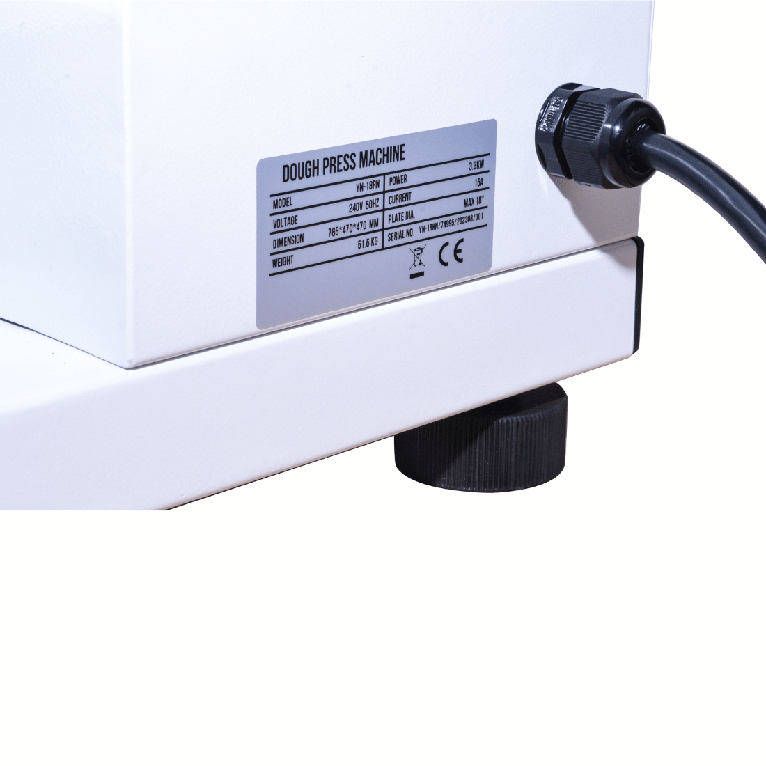 Tyrone Round Dough Press DP-18S