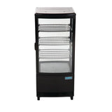 Polar C-Series Curved Door Countertop Black Display Fridge â€“ 86L - CX574-A