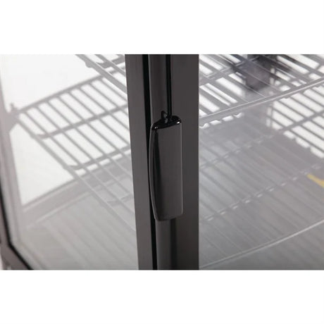 Polar C-Series Curved Door Countertop Black Display Fridge â€“ 86L - CX574-A