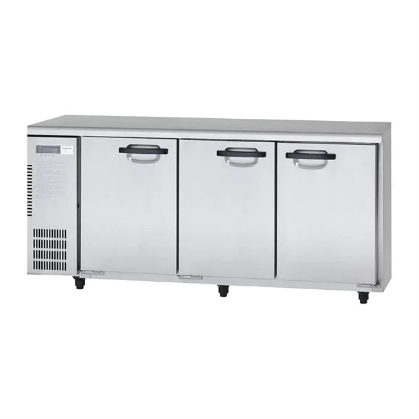 Panasonic Slimline Underbench Pillarless Triple Door Refrigeration Unit - 377Ltr