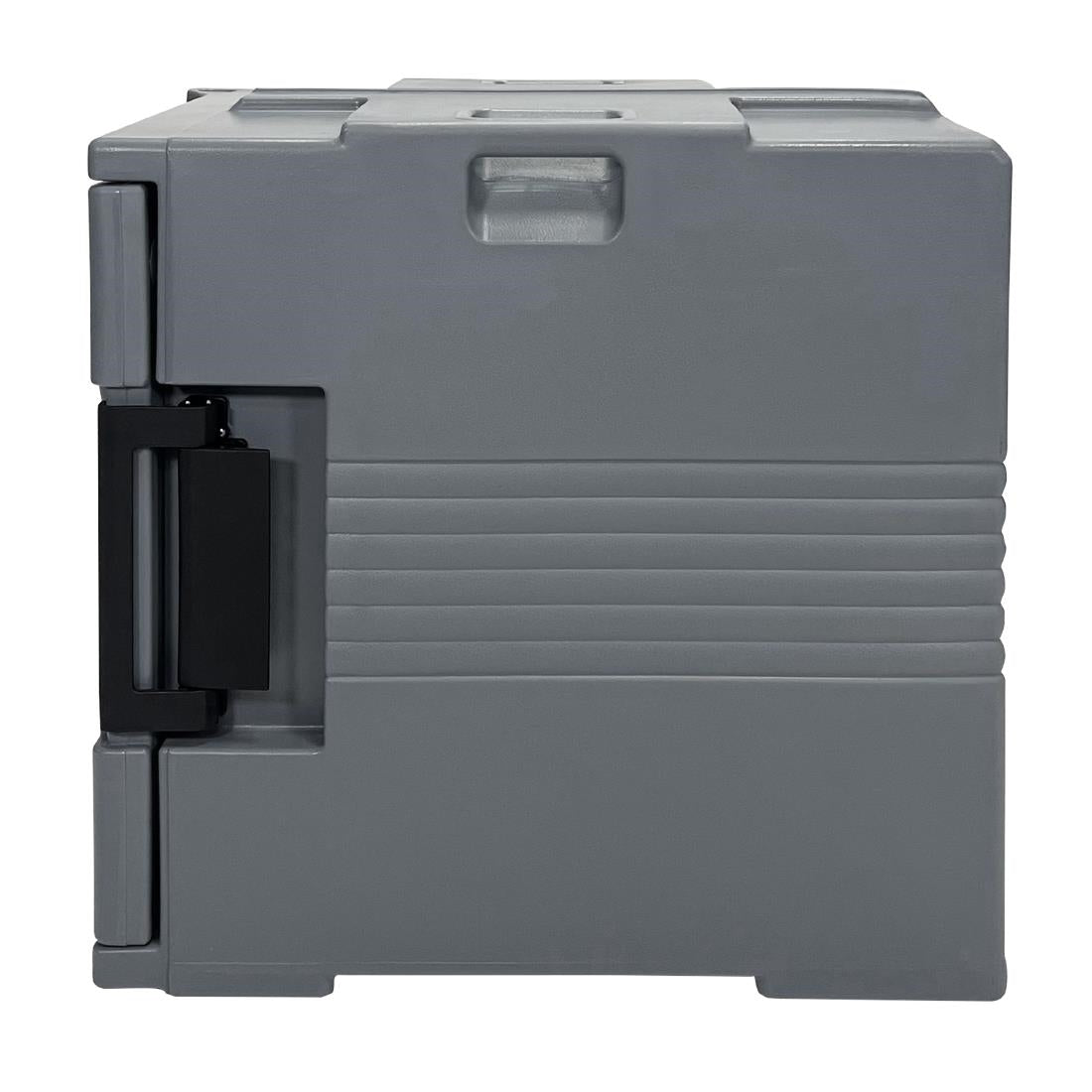 Vogue Thermo-Box 600 Front Loading Box Black for GN Pan Size - 465x610x630mm DX993