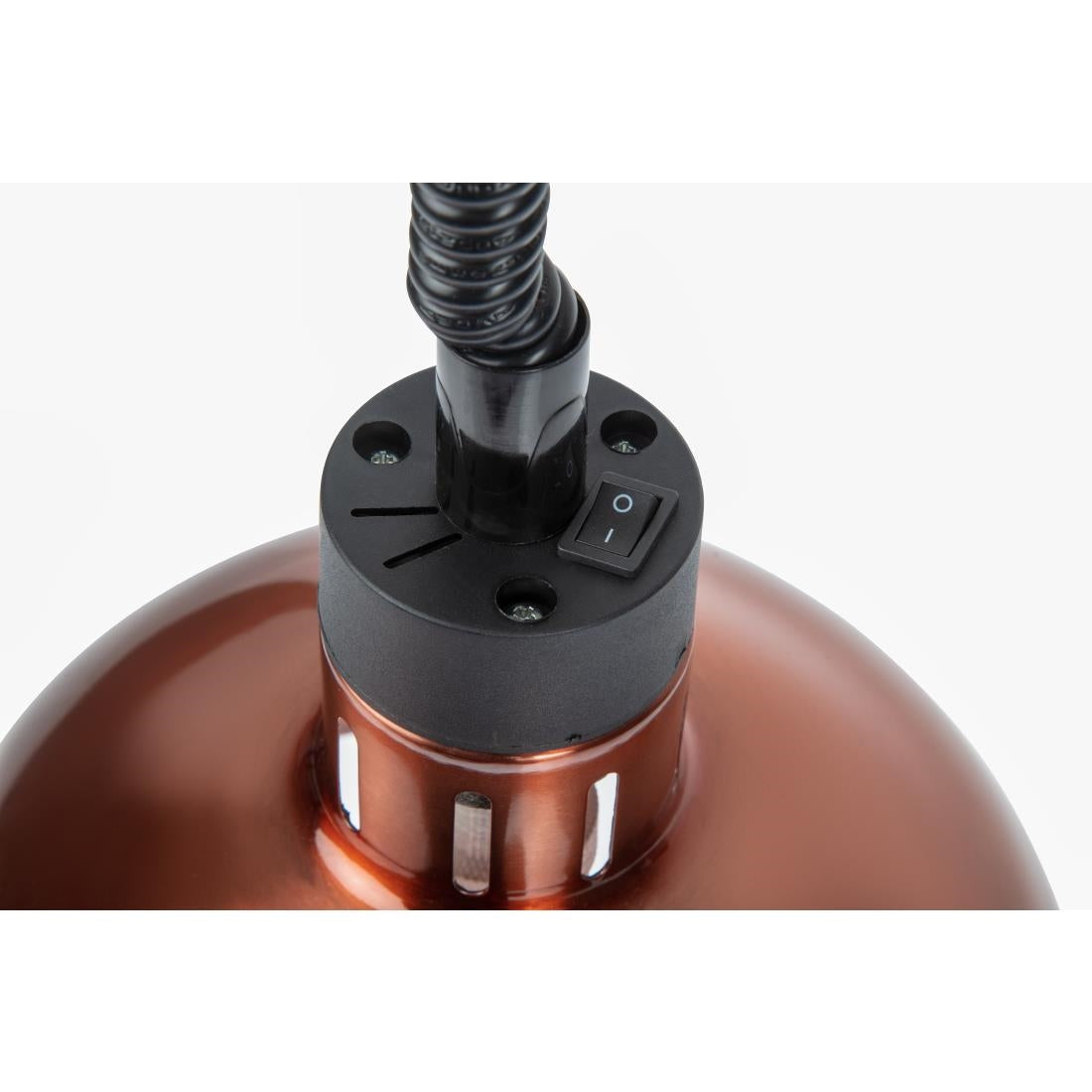 Retractable Dome Heat Shades - Copper Finish DY460-A