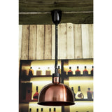 Retractable Dome Heat Shades - Copper Finish DY460-A