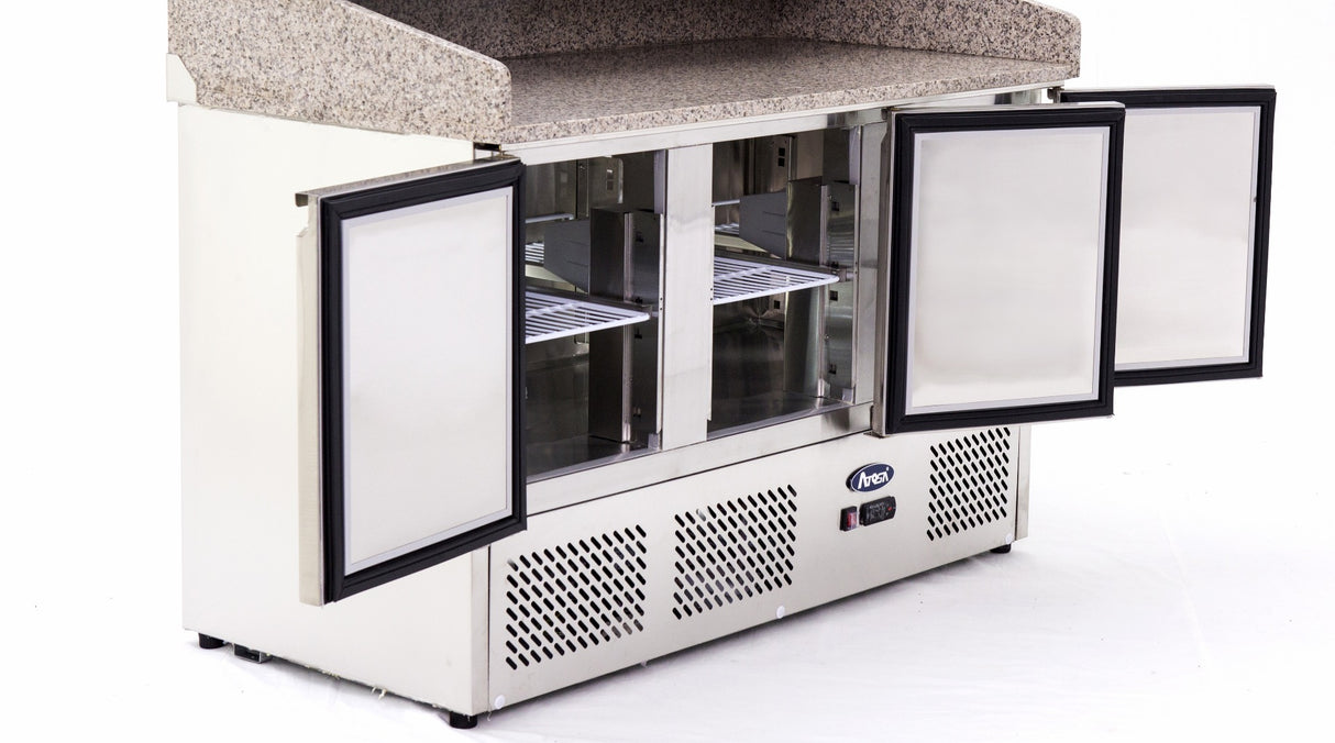 Atosa 3 DOORS PIZZA TABLE FRIDGE 1365 MM ESL3852