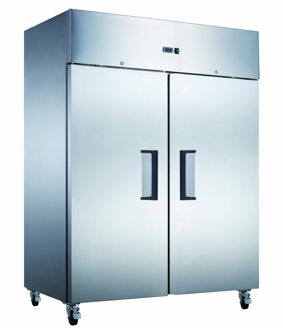 Mitchel Refrigeration Stainless Steel Two Door Freezer F1170FDGN-TOP