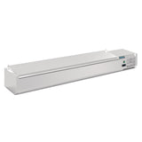 Polar G-Series Countertop Prep Fridge with Lid 10x 1/4GN with Hard Stainless Lid