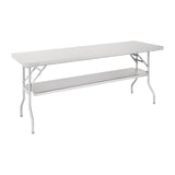 Vogue Undershelf for Folding Work Table St/St - 1830x760x780mm 72x30x31" FP470